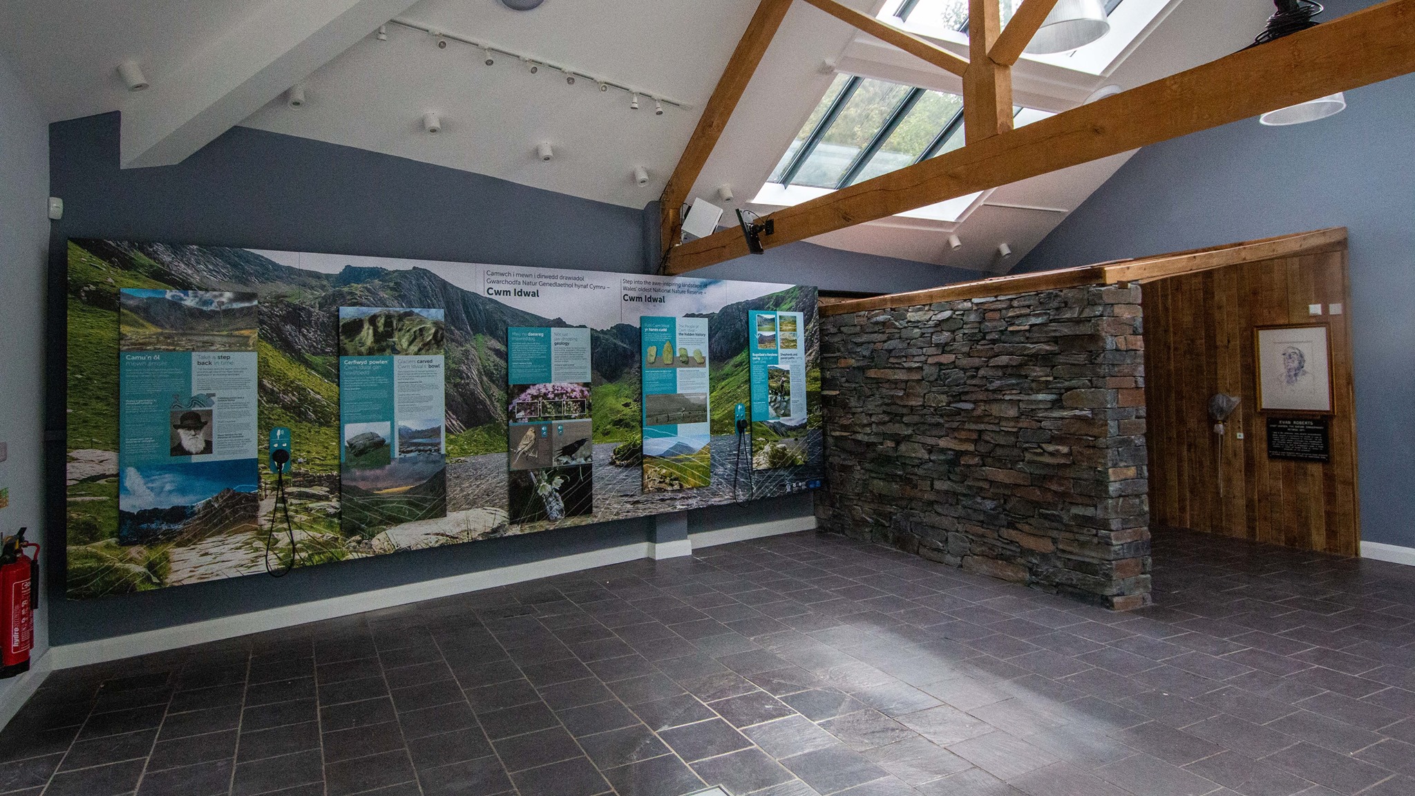 The Ogwen Centre offers drinks and snacks as well as access to toilets.