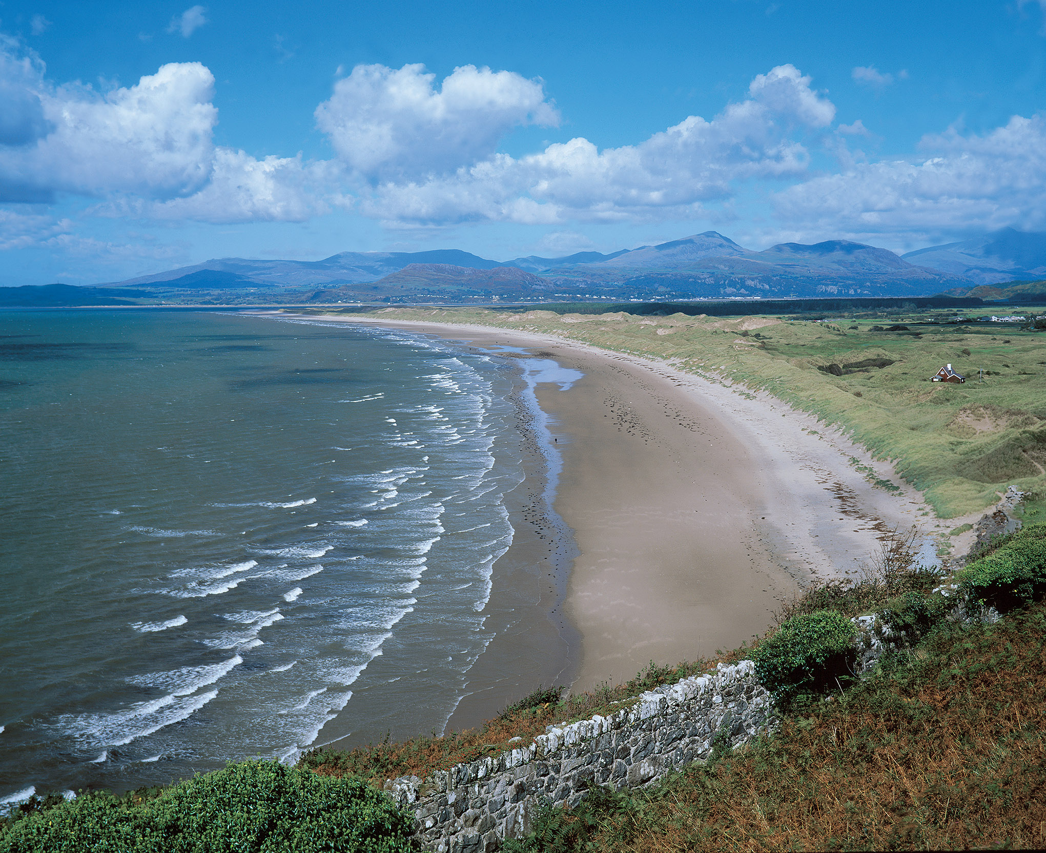 Harlech beach
