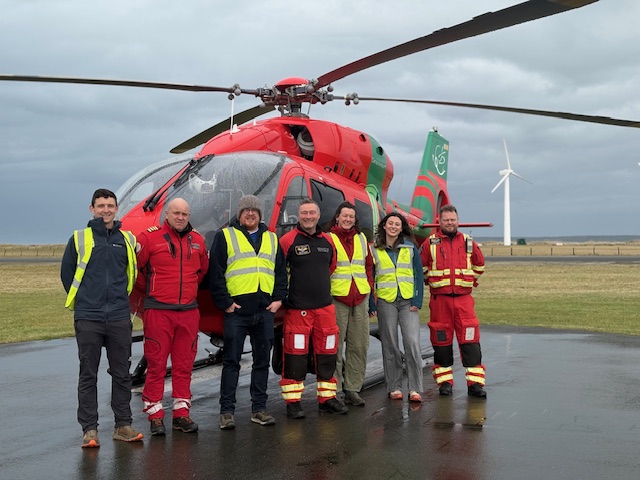Eryri National Park Authority staff take on half marathon challenge in support of the Wales Air Ambulance